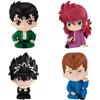 Suwarasetai Complete Set of 4 Full Gachapon Capsule Toy YuYuHakusho × Types, Set,
