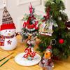 Christmas Decorations Wooden Powdered Letter Pendant Nordic Style Christmas Decoration Pendant