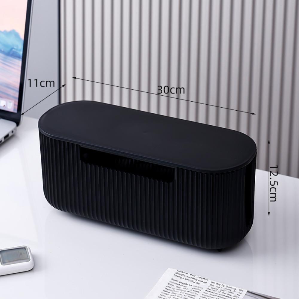 Quality Desktop Cable Storage Box with Lid Multi-Functional Socket Storage Box Dustproof Cable Organizer Household