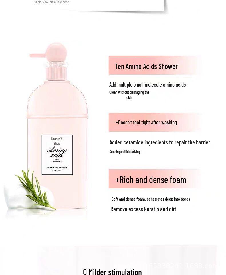 Rotes Yao Reiswasser Anti-Schuppen Glättendes Shampoo & Spülung Set mit Duschgel für Weiche, Ölkontrollierte Haarpflege