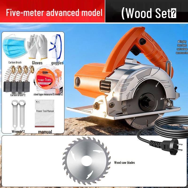 High-Power Multifunctional Handheld Electric Saw for Tile, Stone, Metal, and Woodworking