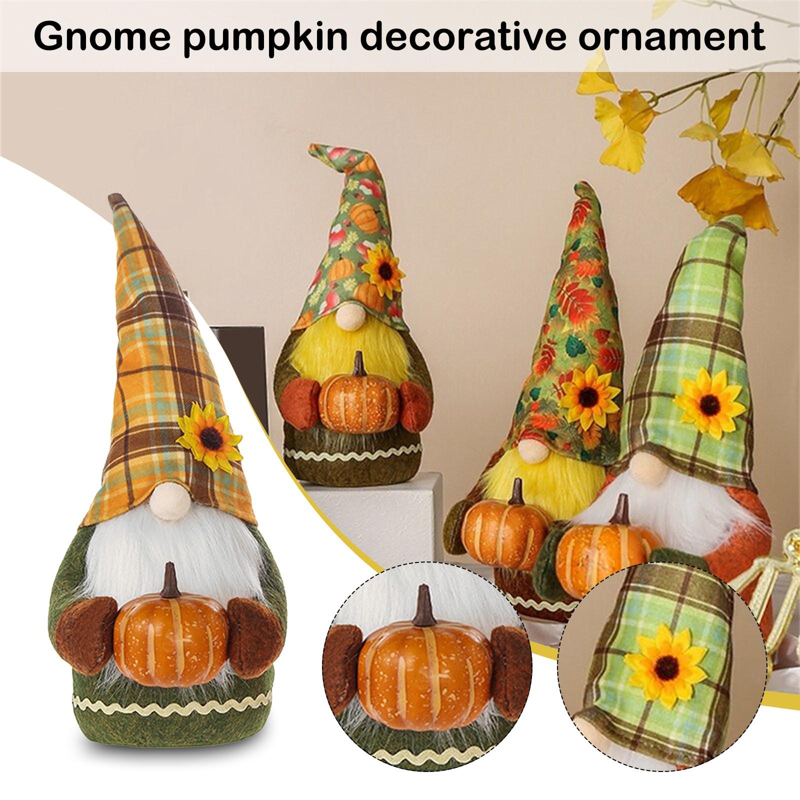 

Autumn Maple Leaf Dwarf Faceless Doll Pendant Home Decoration