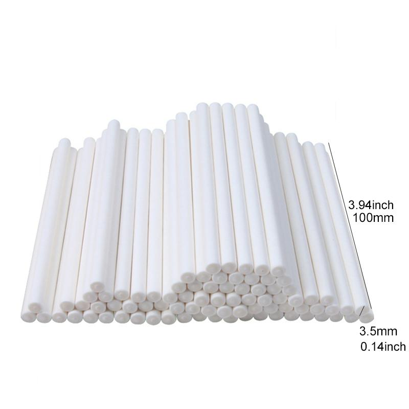 100pcs/set Paper Lollipop Sticks For Lollipops Cake Pop Sticks Accessories Kitchenware Candy Making Tools Pop Stand Holder TMZ