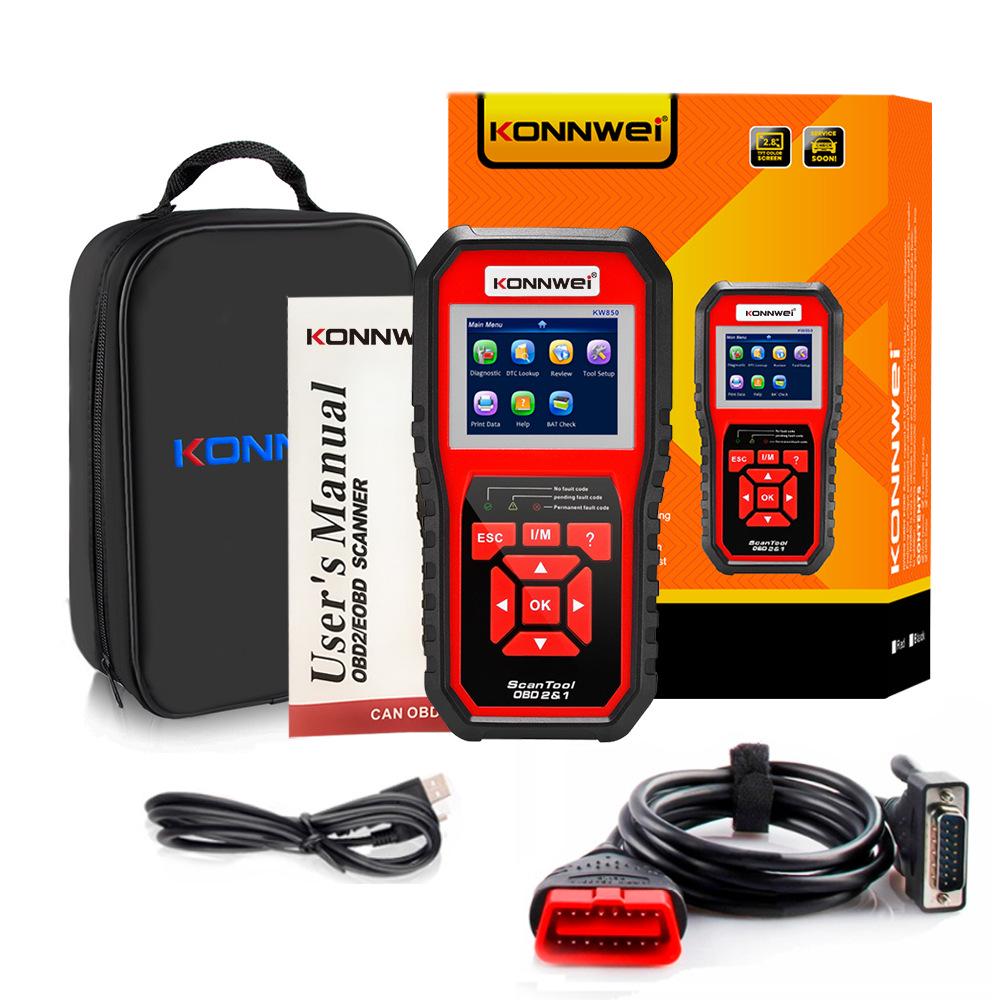 KW850 OBD2 Code Reader with Live Data Auto Diagnostic Tool