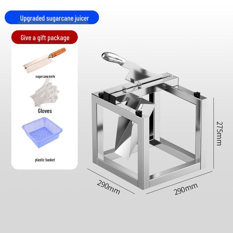 Stainless Steel Sugarcane Chopper and Crushing Knife Holder - Blue