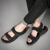 Große Herren-Sandalen aus echtem Leder Sommer Herren Strand-Sandalen Outdoor-Sandalen Für Herren Schuhe