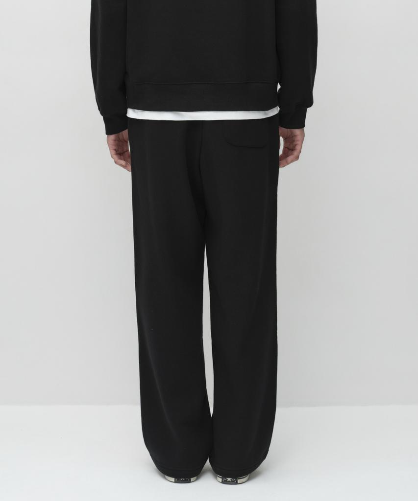 MUSINSA STANDARD Fleece-Lined Lounge Sweatpants [Black]
