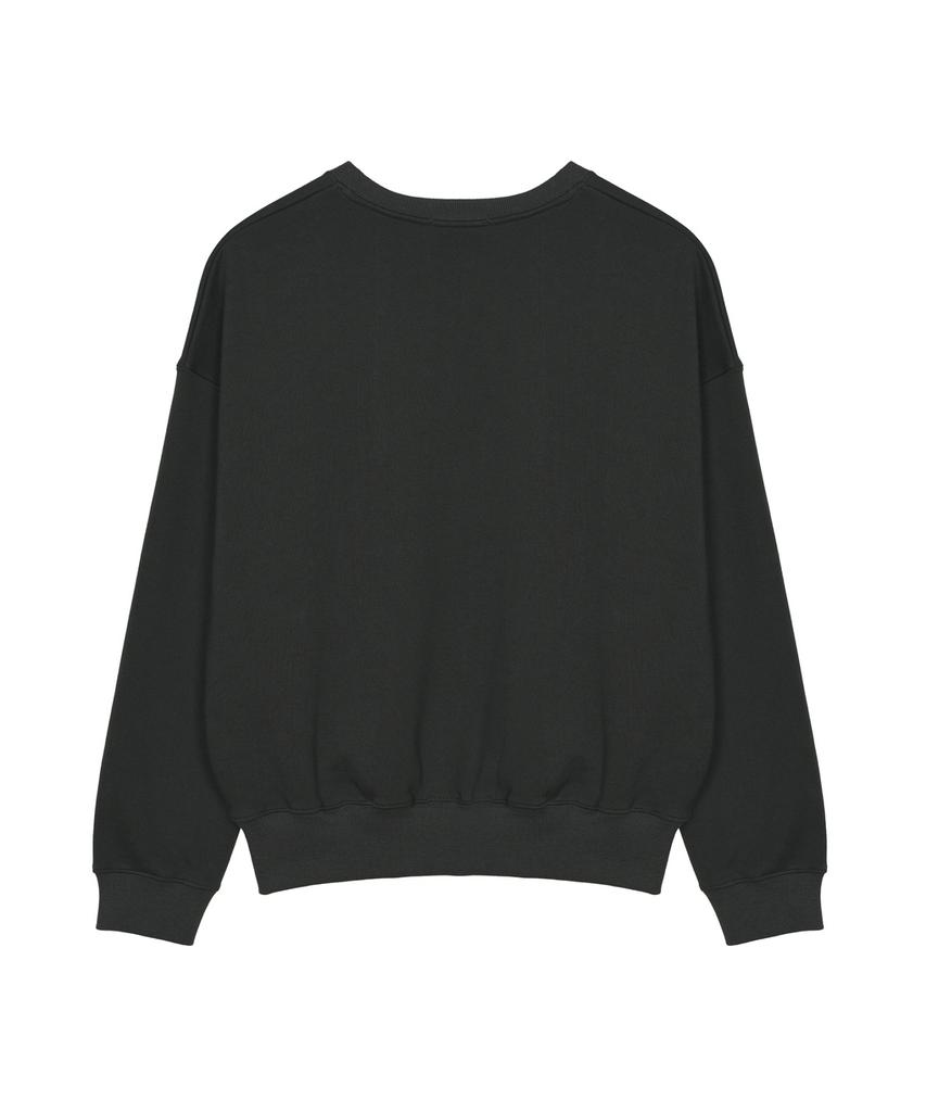 Nigaennikol Volume Nicole Rose Sweatshirt_Charcoal Black