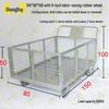 Zhongjing Folding Warehouse Cart with Mesh Fence