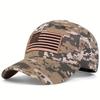 Unisex Us Flag Embroidery Baseball Caps Spring Autumn Outdoor Adjustable Casual Hats Dad Hat Sunscreen Hat Sports Cap