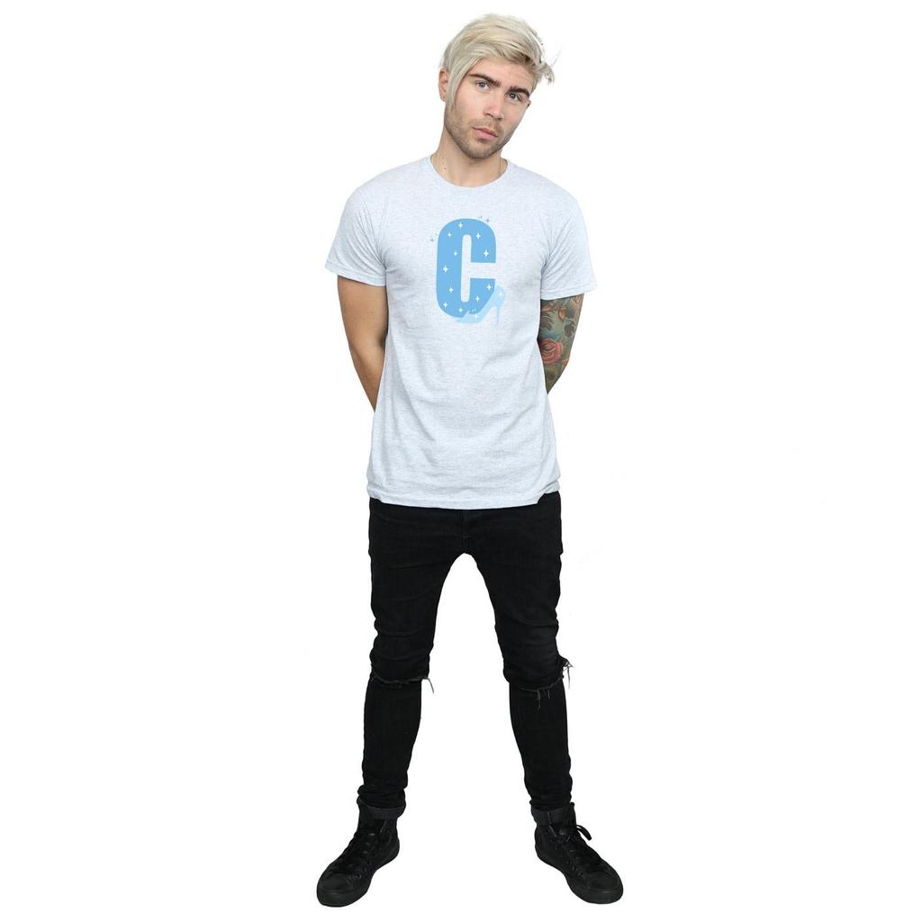Disney Mens Alphabet C Is For Cinderella T-Shirt