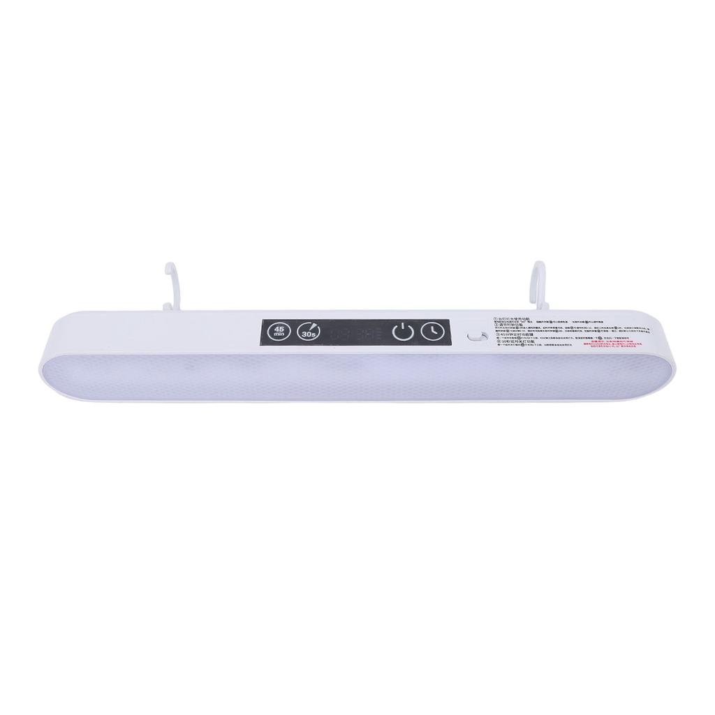 Magnetic Desk Light Bar with Remote Timer Hook and LED Display Wireless Under Cabinet Lighting for Dorm Closet Bunk Bed