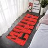 Doormat Flannel Floor Mat M-Motley Crue Indoor Foot Rug Cozy Bedside Mats Kitchen Corridor Water Absorbent Carpet Balcony Decor