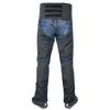 Easy Motorcycle Size M RR7700 ROUGH&ROAD Wrap-Over Pants, Black, (30-36 inches),