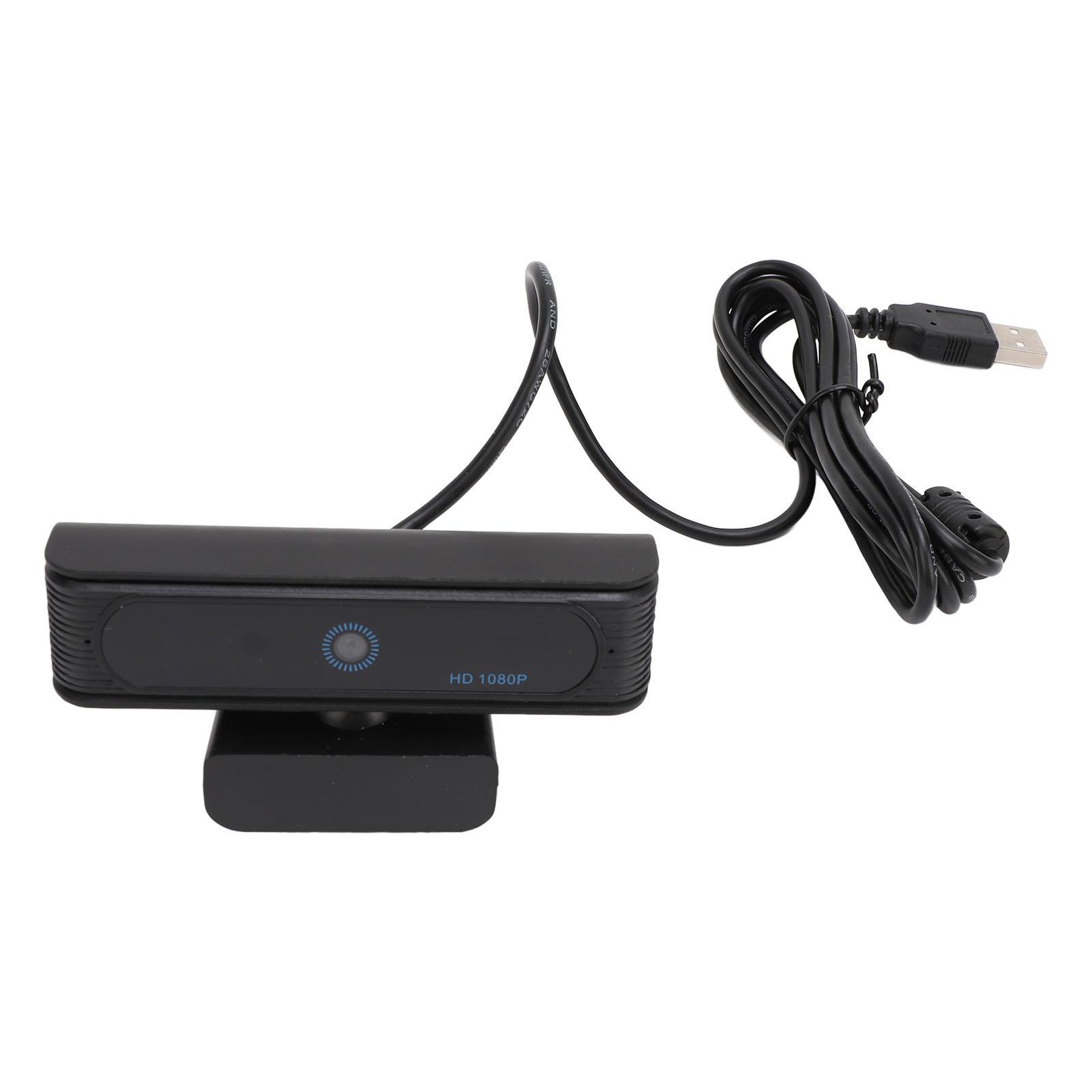 

Facial Recognition Webcam for Windows 10 11 HD 1080P 30FPS USB PC Webcam for Computer Laptop