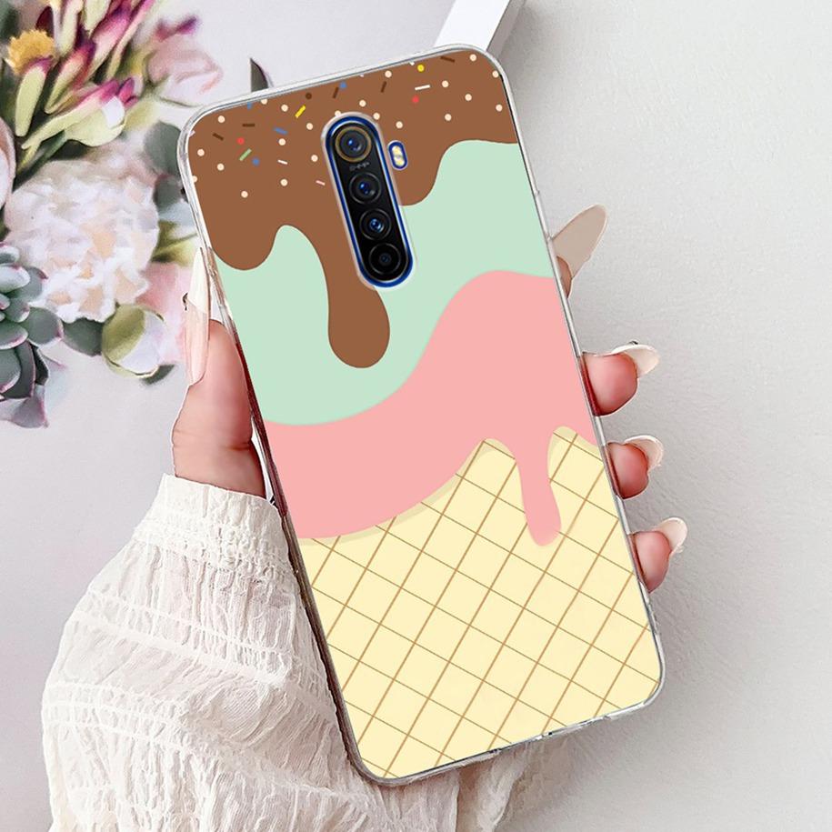 

For Realme X2 Pro Case RMX1931 Cover Popular Flower Soft Clear Silicone Back Cover For Realme X2 XT Bumper RMX1921 RMX1992 Funda Realme X2