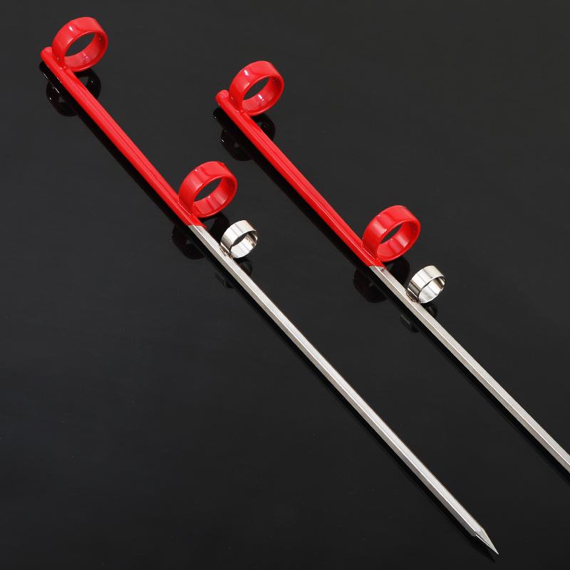 Stainless Steel Surf Rod Holder, Thickened Ground Stake for Rock Fishing and Long Cast Stand.