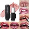 Pearlescent Lipstick Long Lasting Waterproof Pink Rosey Metallic Diamond Lip Stick Create Silky Charming Plump Bold Lip Makeup