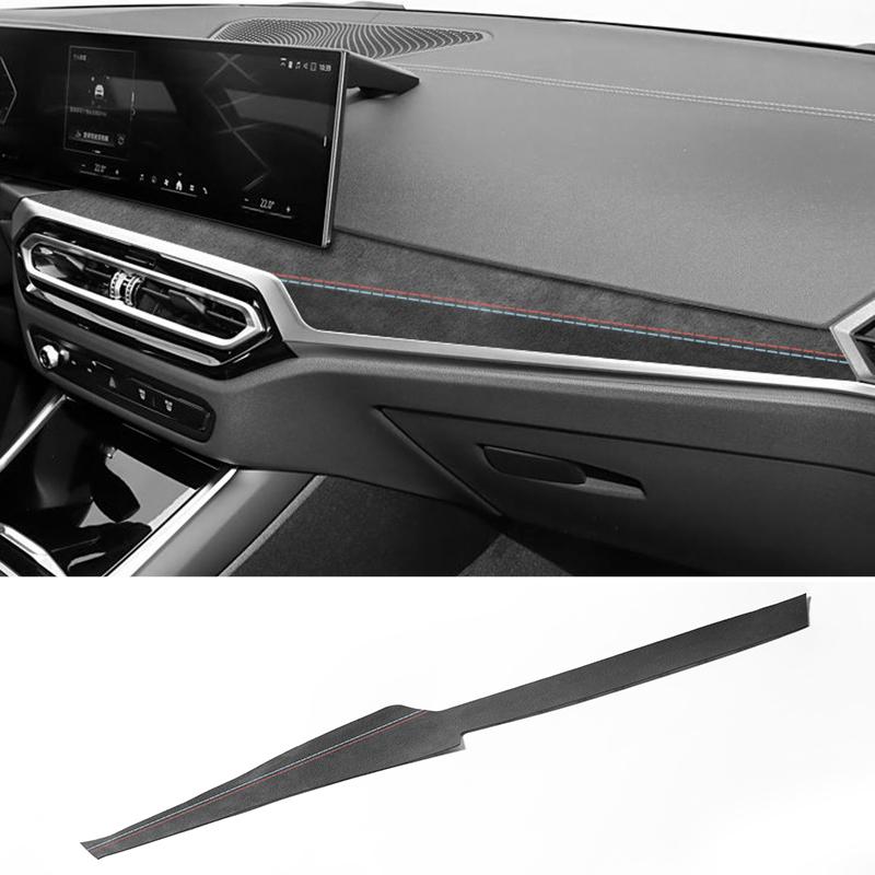 For BMW G42 3er I3 G20 G28 G23 Dashboard Cover trument Panel Trim Stickers Made of Alcantara Car Interior Tuning Accessories