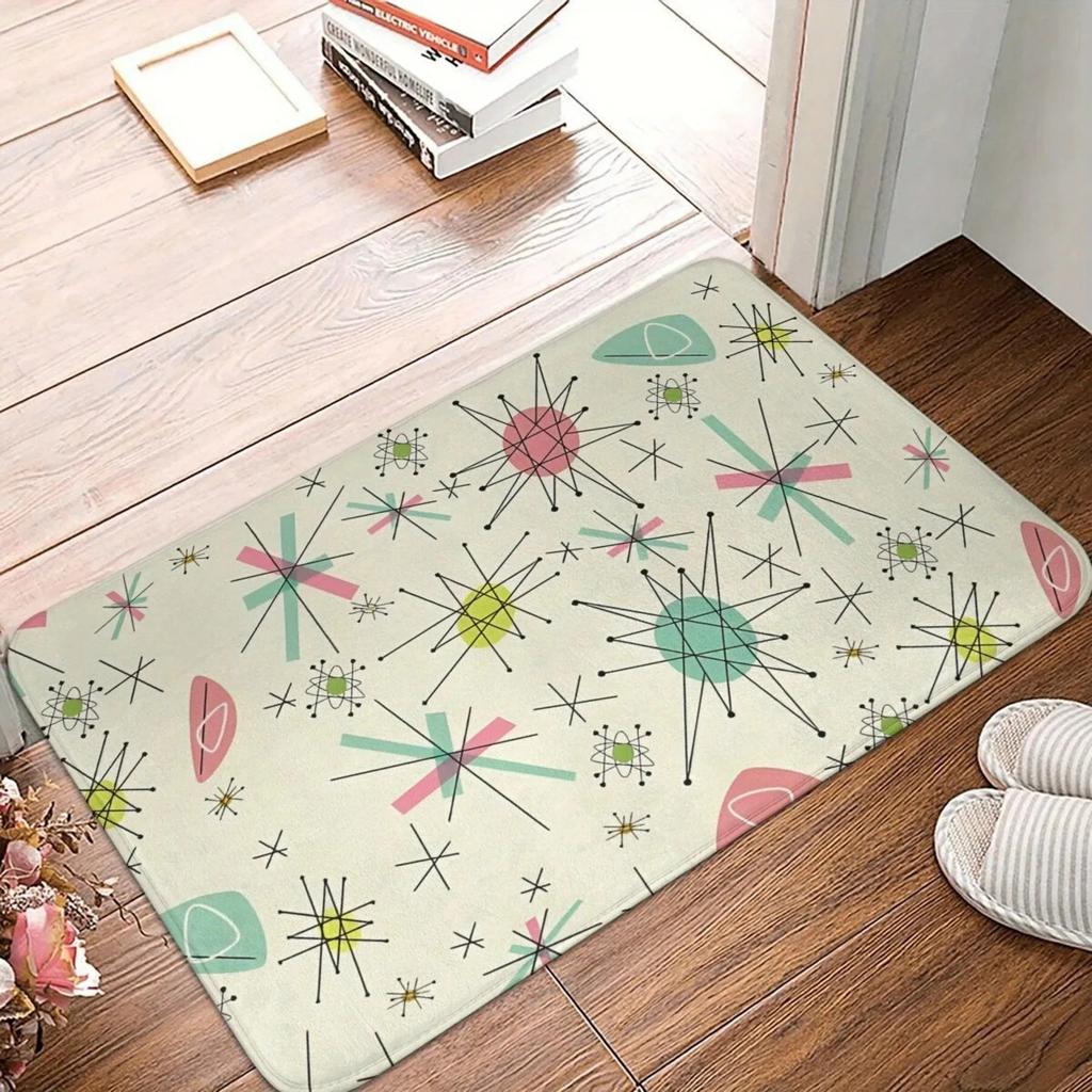 1PC Shiba Inu Kitchen Rug Non-Slip Door Mats Pop design Bathroom Rug Bath Mat Carpet for Home Sink Laundry Decor