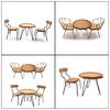 Simulation Leisure Table Chair Set Kids Pretend Play Accessories Furniture For 1/12 Doll House Scene Setting Decoration