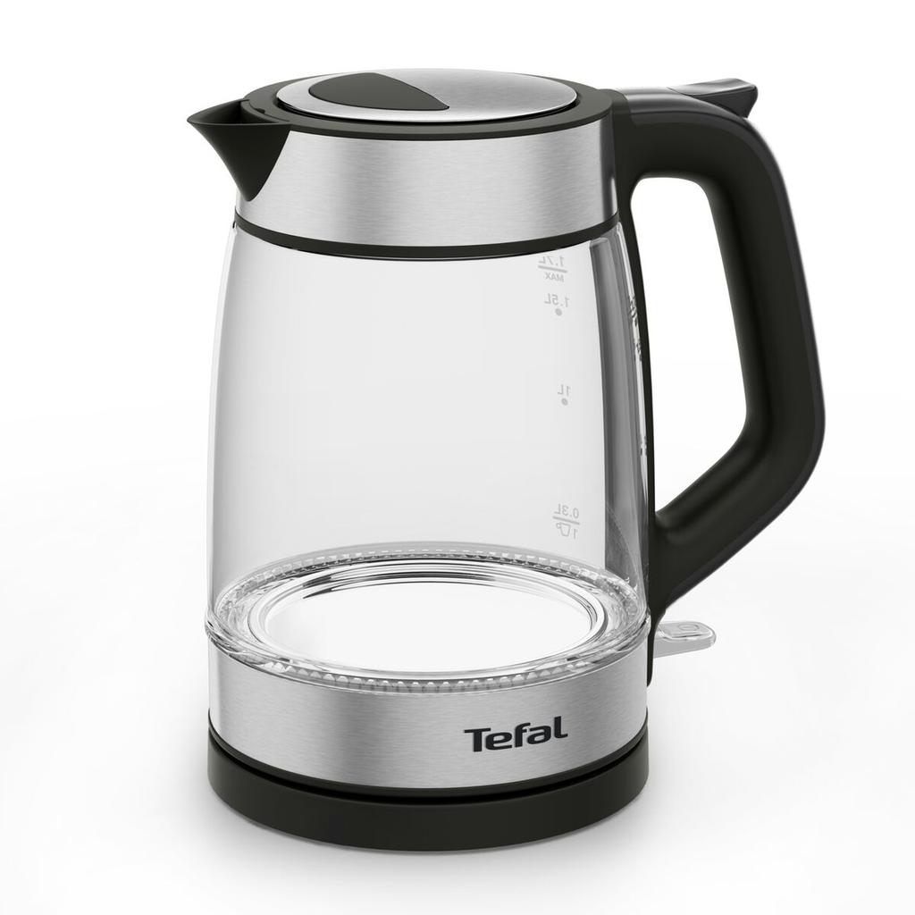 Tefal ki605830 Electric Kettle 1.7L 2200W Black/Silver/Transparent