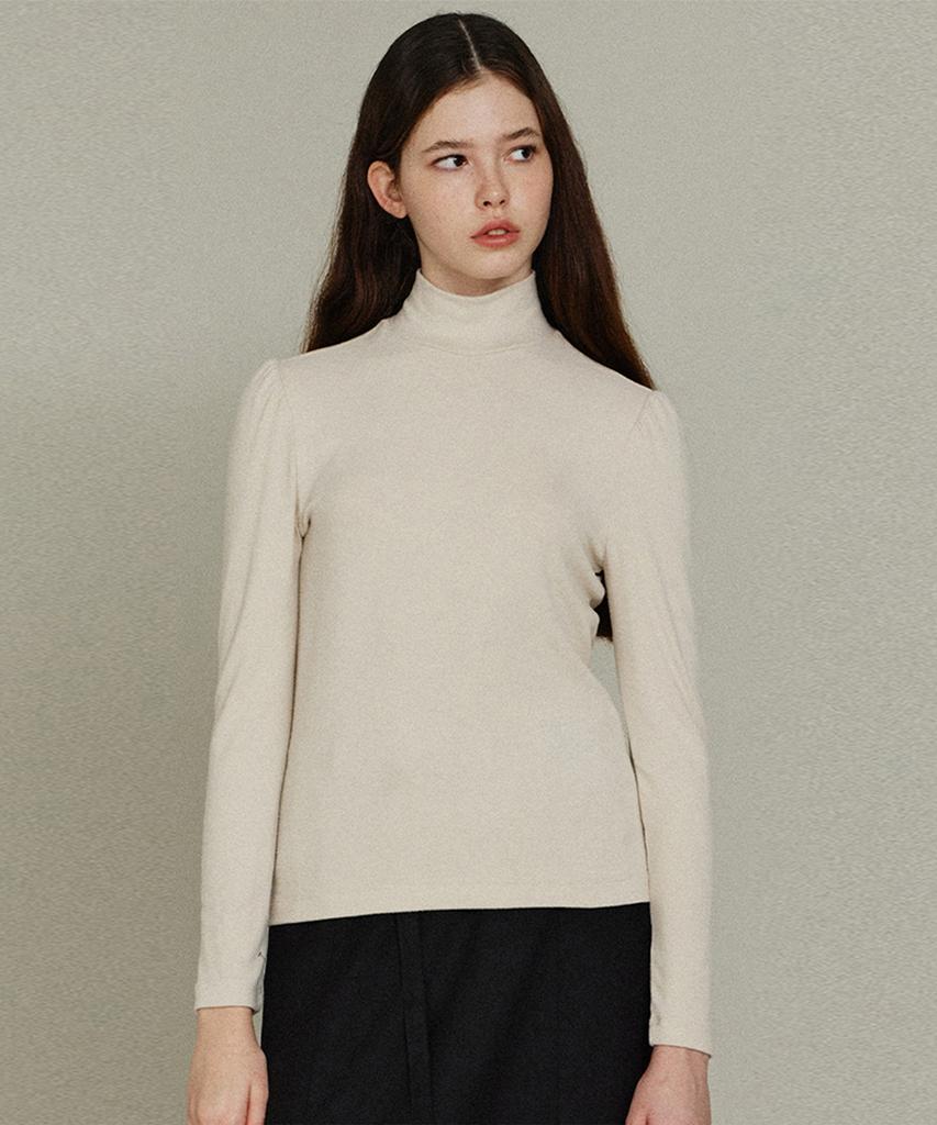 ITOV SEOUL Shirred High-Neck Top Cm