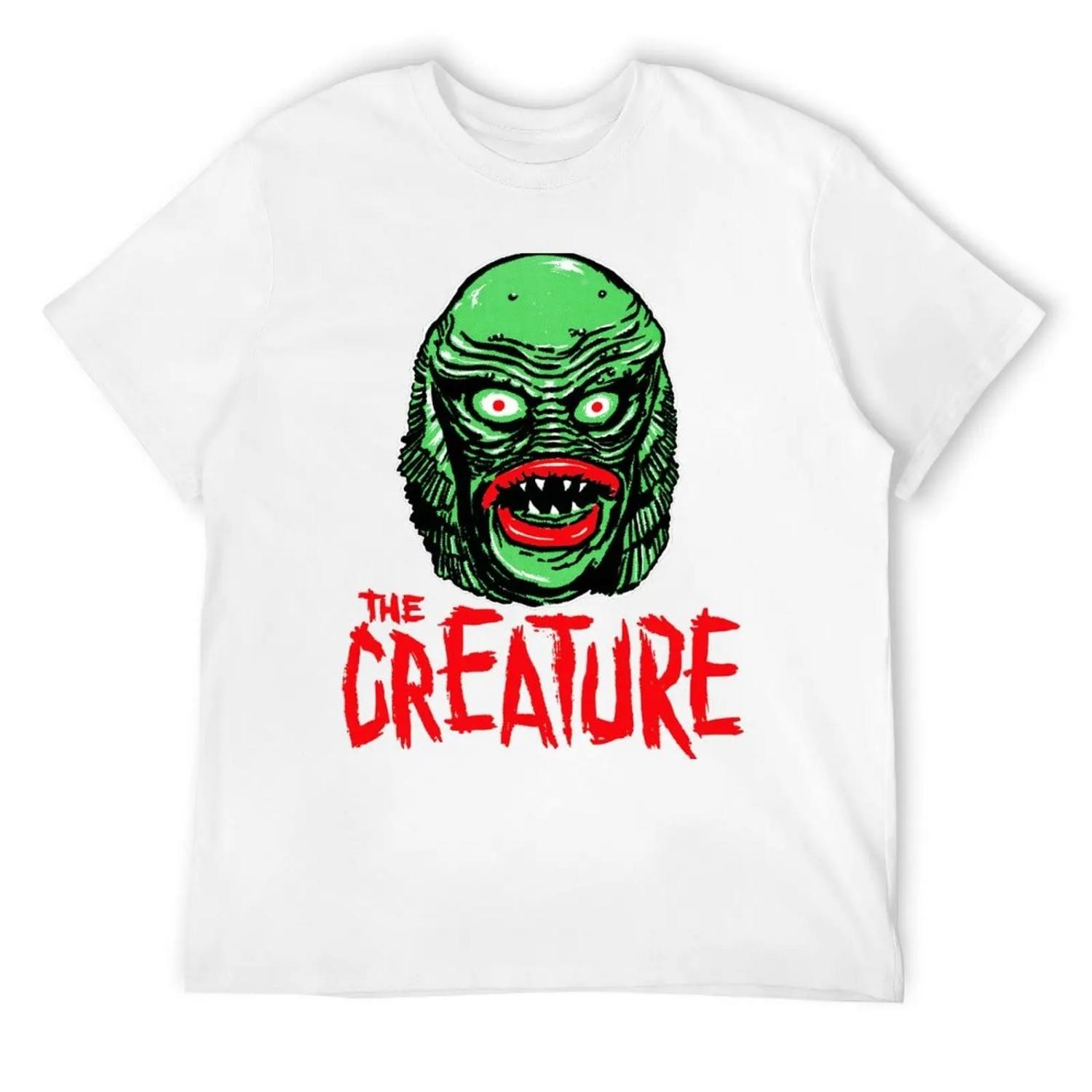 CREATURE from the BLACK LAGOON T-Shirt oversized t shirt plus size tops sweat shirts, men XXXXXL белый
