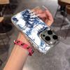 Oriental Blue And White Phone Case For IPhone 17 Air 16 15 14 13 12 11 Pro Pro Max Plus Transparent Soft Cover