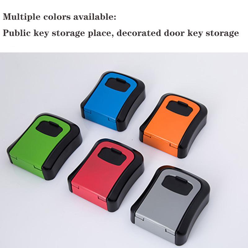 Metal Key Storage Box With Password Lock For Home Office Use