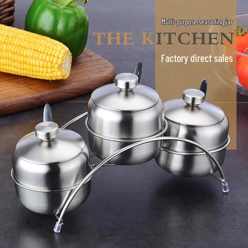 304 Stainless Steel Seasoning Jar Set