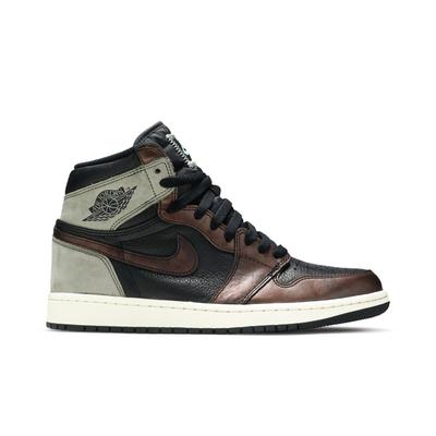 Air 1 Retro High OG 'Patina' (Unisex) Black / Light Army / Sail / Fresh Mint Vintage Basketball Shoes 555088 033