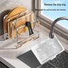 Stainless Steel Multi-Functional Kitchen Storage Rack: Cutting Board, Knife, and Pot Lid Organizer