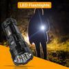 High Power Led Flashlight 7 Lamp Beads with Side Light Super Bright USB Rechargeable Torch Outdoor Camping Fishing Lamp