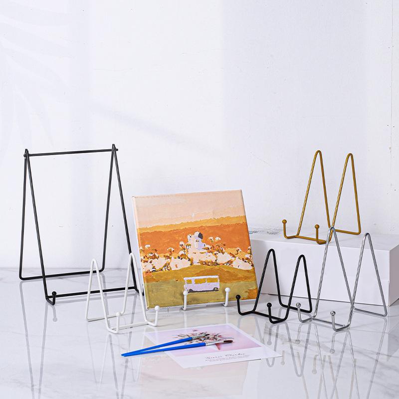 European Wrought Iron Easel Photo & Painting Holder