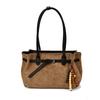 Retro High-value Underarm Bag Women's 2025 New Large-capacity Suede Tote Bag Simple Shoulder Commuter Bag