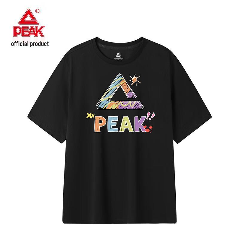 PEAK Men s Big Triangle Sports Casual T-shirt