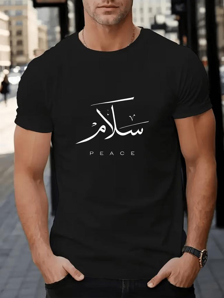 Herren T-Shirt mit 3D-Muster Kurzarm-T-Shirt 3D-bedrucktes Rundhals-Shirt Retro Retro Lässig Streetwear