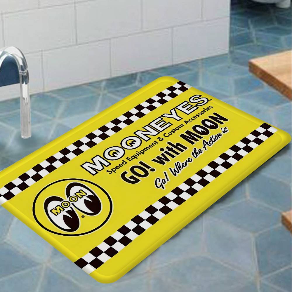 M-Mooneyes Room Mats Washable Non-Slip Living Room Sofa Chairs Area Mat Kitchen Alfombra