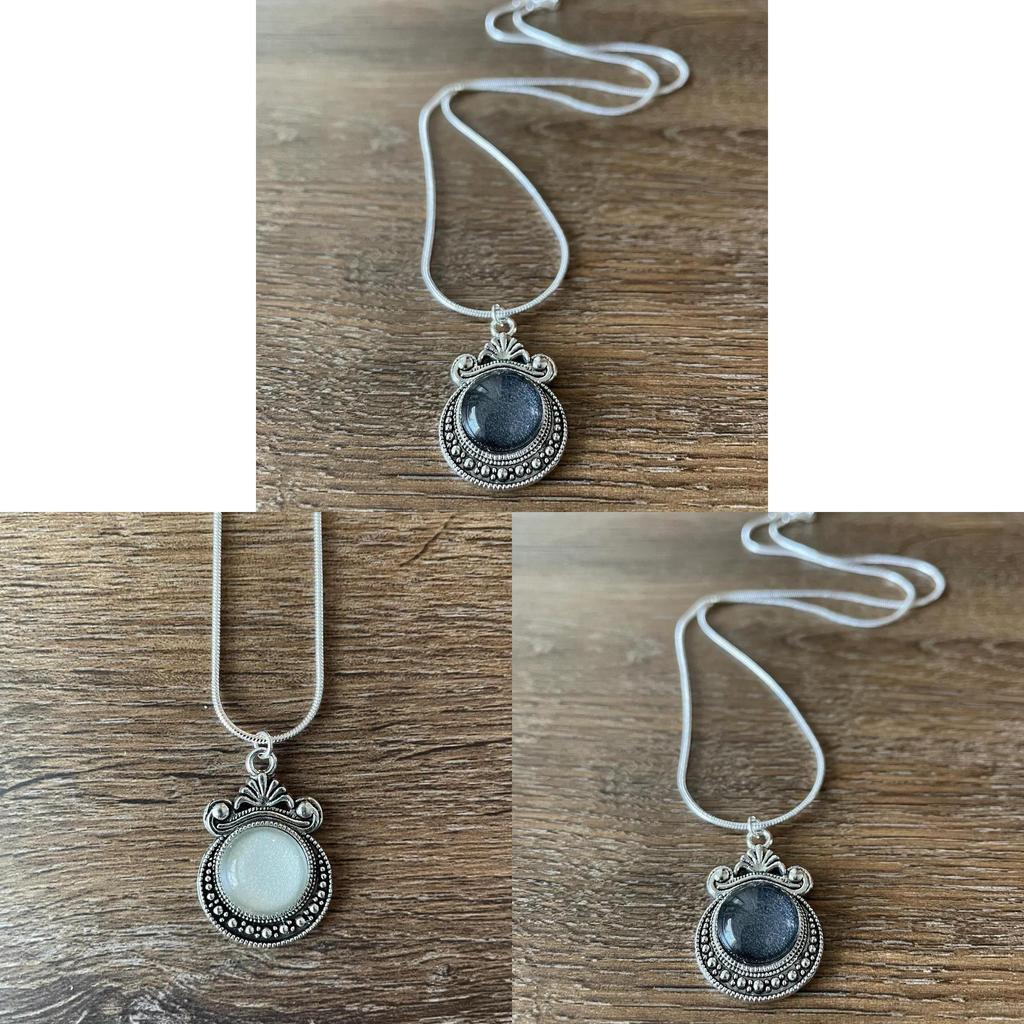 Bohemian Gothic Crystal Pendant Necklace With Cross Chain For Fashion Casual Women Men