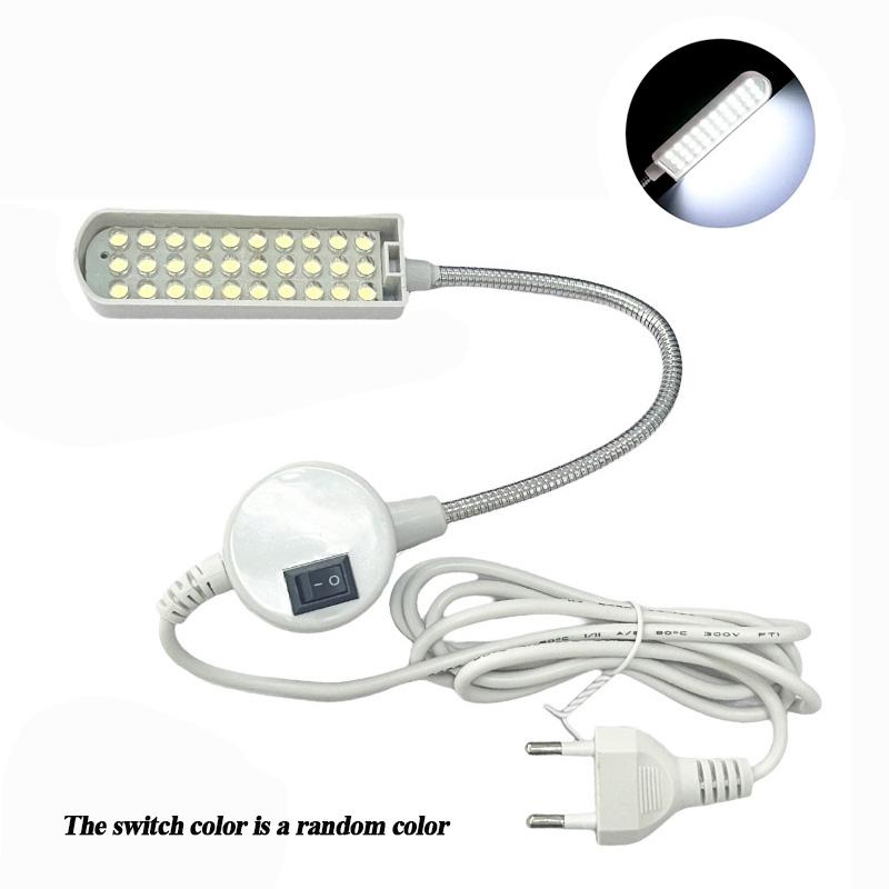 10/30LEDs Sewing Machine Light LED Portable Work Light,Flexible Gooseneck Lampe with Magnetic Base for Workbench Lathe