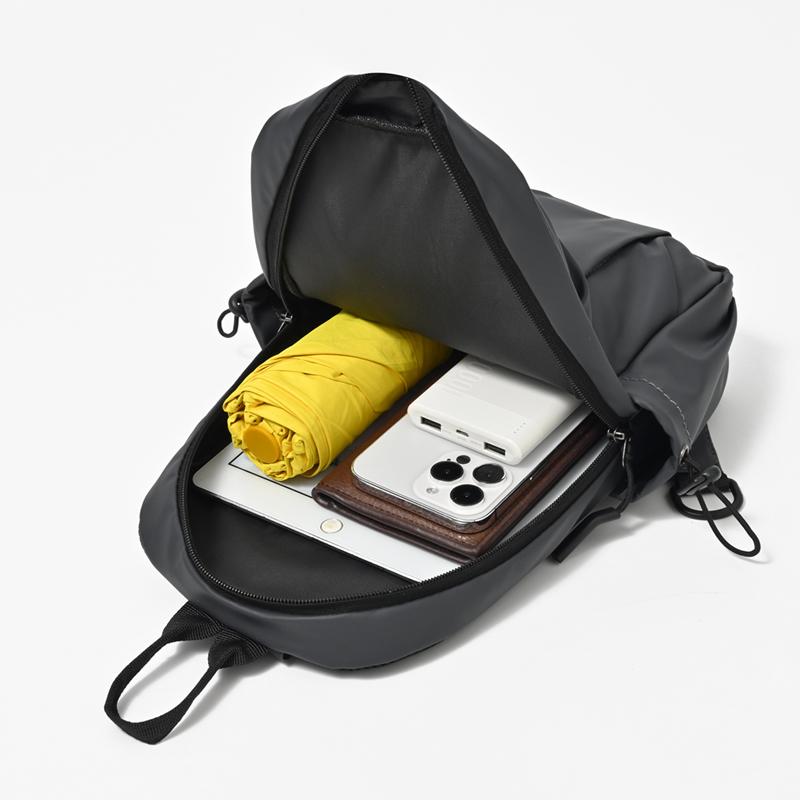 Geantă de piept pentru bărbați Sport Ușoară Geantă de mână Culoare solidă Geantă crossbody