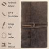 Leather Diary, Handmade Leather Bound Notepad for Men and Women 20.32 X 15.24 Cm, Gift for Any One
