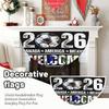 World Semicircular Flag Outdoor Decorative Hanging Flag For Fan Celebrations