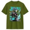 Wuthering Waves Characters Tshirt Summer Jiyan Pure Cotton Tshirts For Male Harajuku Casual Tee Shirt Short Sleeve Top Tees