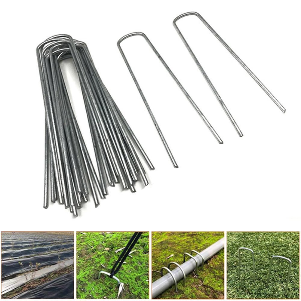50pcs Ground Nail Gasket Tent Pegs 