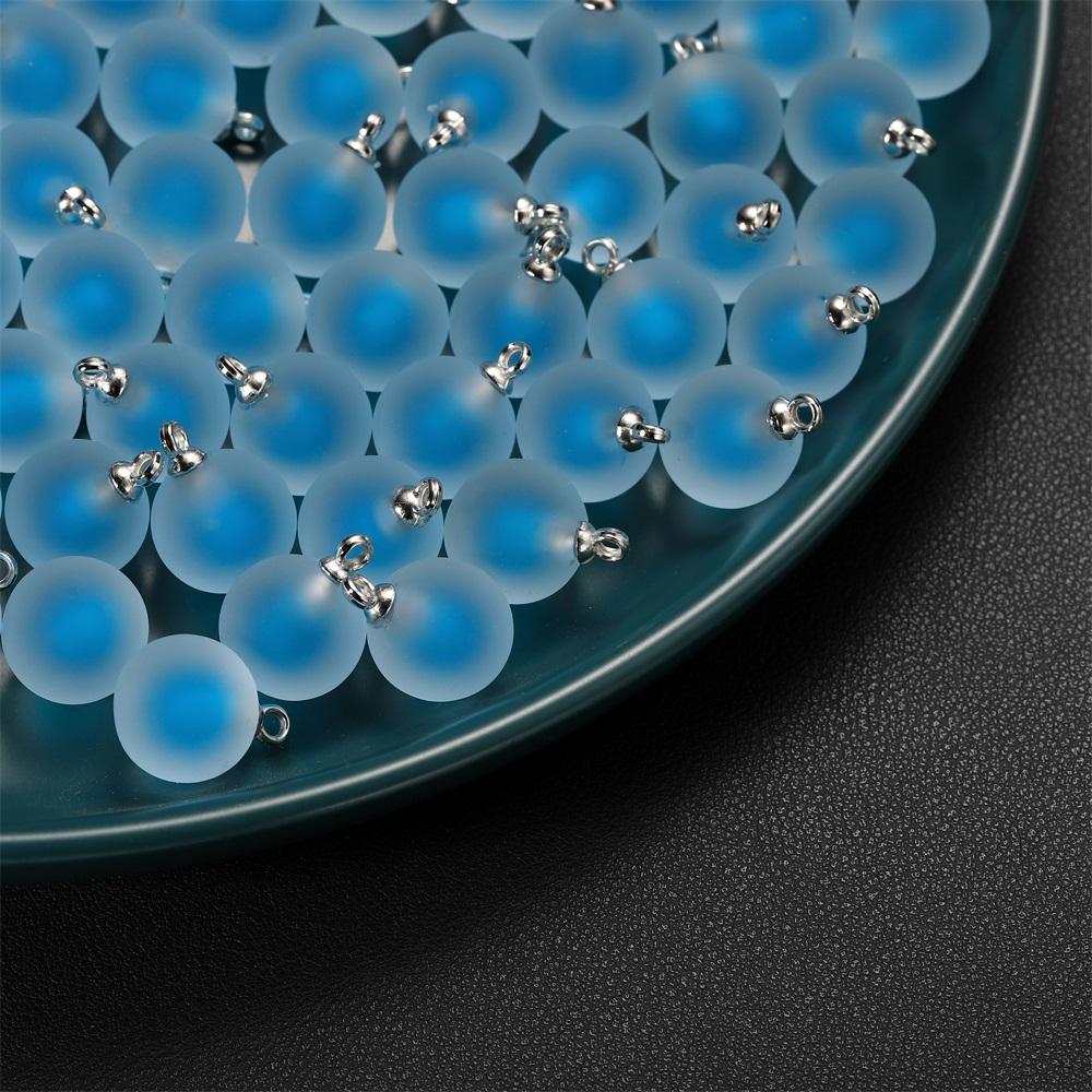 10pcs/lot Resin Frosted Multicolor Heart Charms For Handmade Bracelet Earrings Necklace Pendant DIY Jewelry Making Supplies