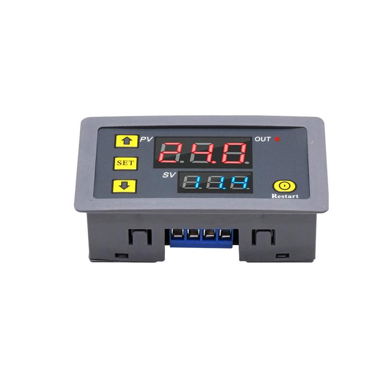 Stlxy LED Display Loop Timer DC 12V Digital Delay Relay Control Switch Adjustable Timing Relay Delay Switch AC 110V 220V