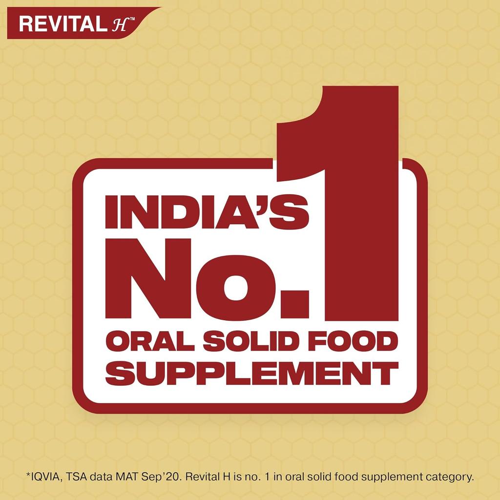 Revital H Multivitamin For Men 60 Capsules With Natural Ginseng Zinc Vitamins Minerals Daily Energy
