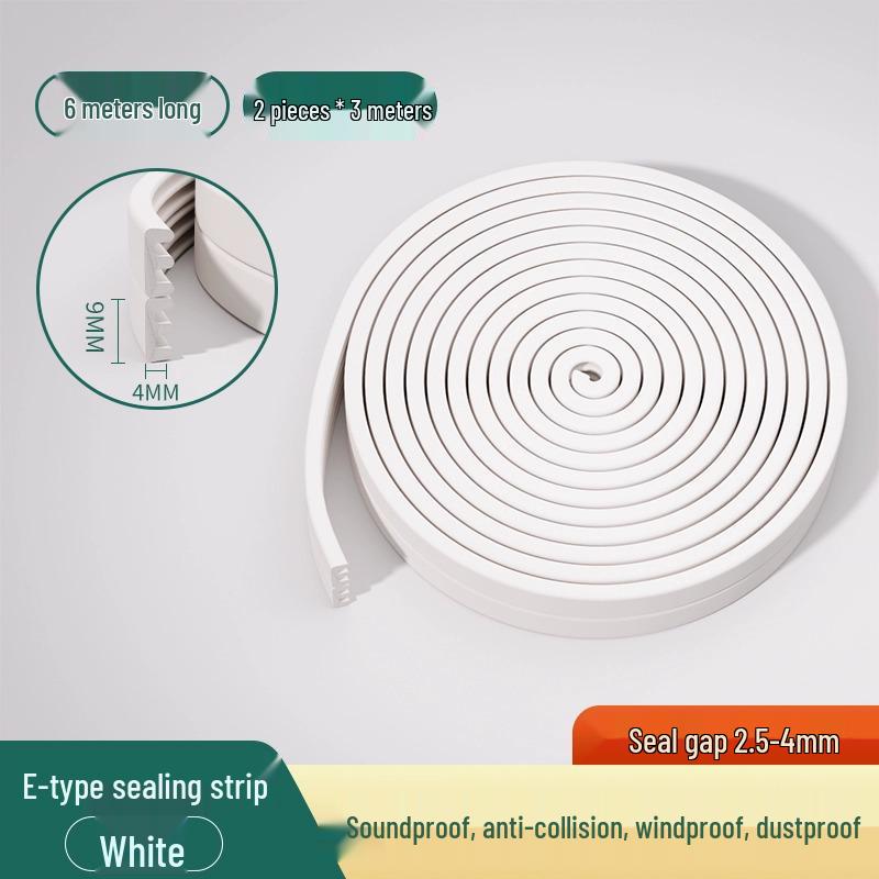 Těsnící lišta okna typu O z voděodolného a zvukotěsného UPVC pro dovnitř otevíraná okna